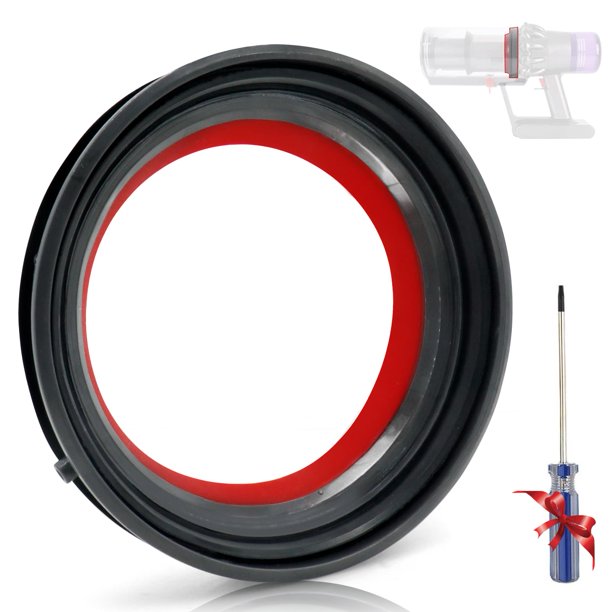 Anillo de sellado fijo en la parte superior de un cubo de basura para aspiradora Dyson V10