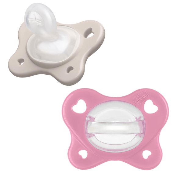 Chupete Chicco PhysiForma Dual Soft Orthodontic 6-16 M, paquete de 2