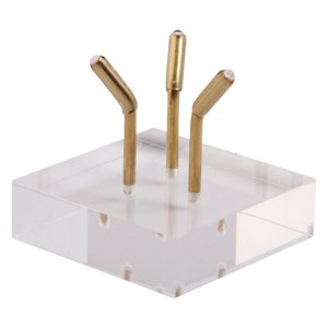 Magideal - Caballete De Exhibición Duradero, Base De Soporte, Brazo De Metal Coleccionable, Soporte De Exhibición Acrílico Mineral De Cristal Para Esfera De Ágat , M M