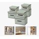 thumbnail image 1 of 6 Unidades Cajas Organizadoras De Tela Plegables Con Tapas, 1 of 4