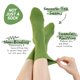 thumbnail image 3 of Calcetines Not Just a Sock Verde follaje Talla Única, 3 of 7