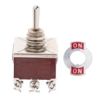 Ioensy - Interruptor De Botón Basculante De 12 Pines Interruptor De Palanca Cubierta Impermeable Pin De Cobre 403 Encendido Apagado Encendido