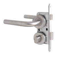 Cerradura Embutida Poli Monaco B40 Baño/Dormitorio