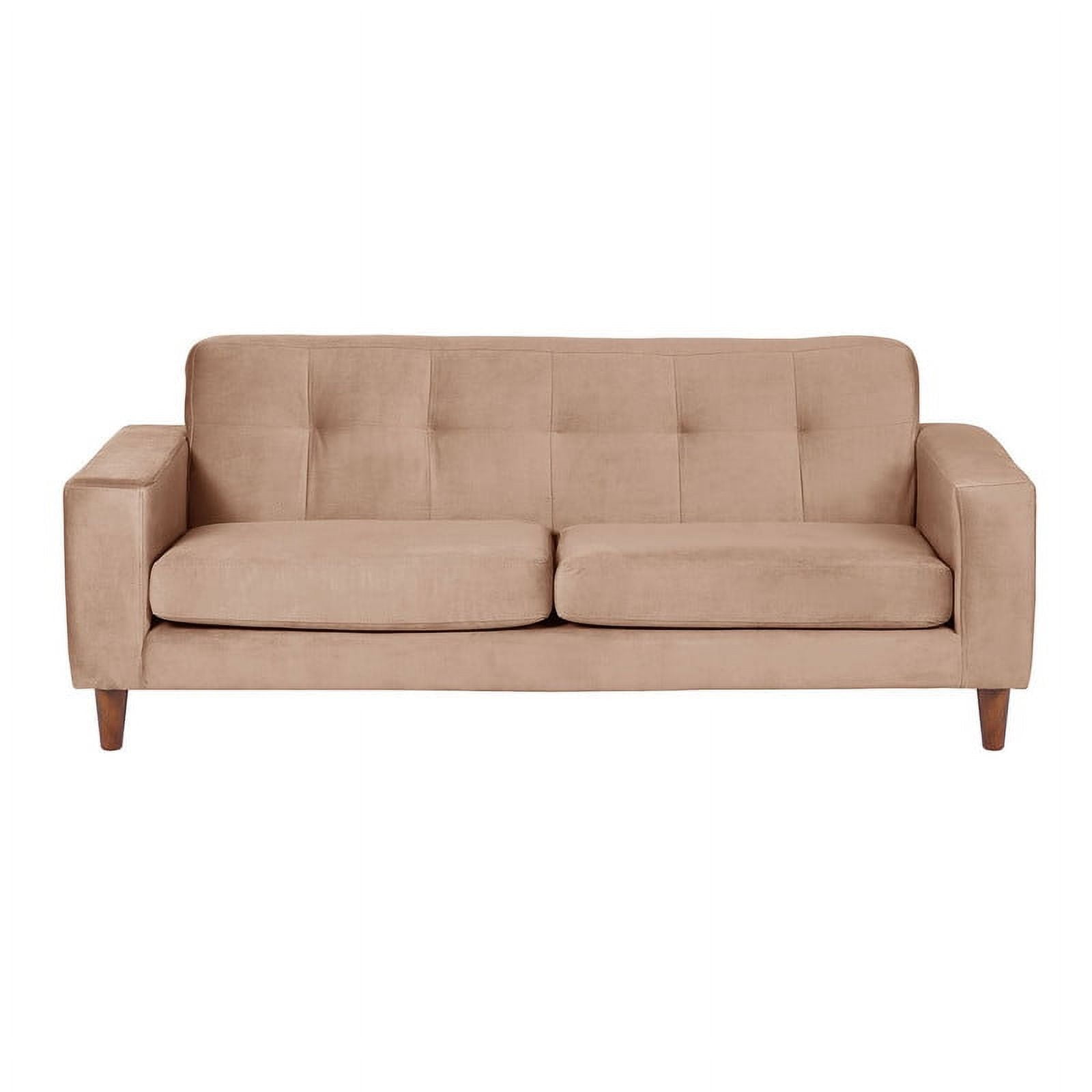 Latam Home - Sofa Salerno 3c Tela Velvet Beige