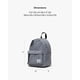 thumbnail image 2 of Mochila Herschel Classic Mod Mini Raven Crosshatch de 6,5 L, 2 of 6