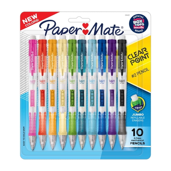 Lápiz Mecánico Paper Mate ClearPoint 0.7 mm HB Pack 10
