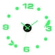 thumbnail image 2 of Acrílico Luminoso Reloj de Pared Pegatinas 3D DIY Relojes de Pared Sin Marco Silencioso Ronda Relojes de para Sala de Estar Hogar Cocina Dormit, 2 of 5