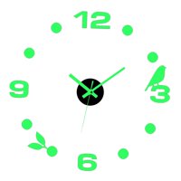 Bothyi - Reloj De Pared Luminoso Pegatinas Diy Sin Marco Sin Tictac Oficina Hogar