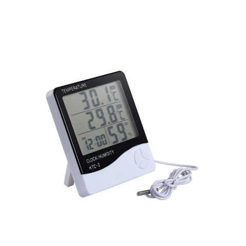 Genérico - Termómetro Higrómetro Digital Con Sonda Htc-2 +