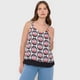 thumbnail image 2 of Blusa Mujer Pabilo Grueso Print Étnico Blanco Corona, 2 of 5
