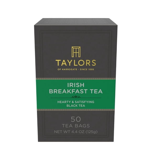 50 bolsitas de té negras de Tea Taylors of Harrogate Irish Breakfast