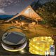 thumbnail image 1 of Guirnalda de luces solares para acampar TuopuLife, 12 m, 150 LED, impermeables, 1 of 9