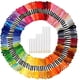 thumbnail image 1 of Hilo de bordar PAXCOO 124 madejas, 100 colores con agujas, 1 of 7