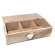 thumbnail image 2 of Caja De Té Mediana De Madera 3 Espacios Con Corazon Tea M, 2 of 2