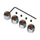 thumbnail image 3 of Tapas De Vástago De Válvula De Neumático Antirrobo De 4 Piezas Para Byd Atto 3 Durable, 3 of 4