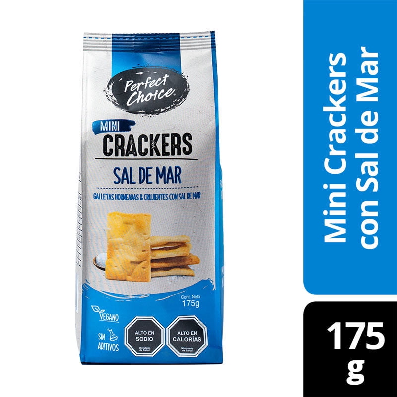 Galletas Saladas Mini Sal De Mar Bolsa 175 g Perfect Choice
