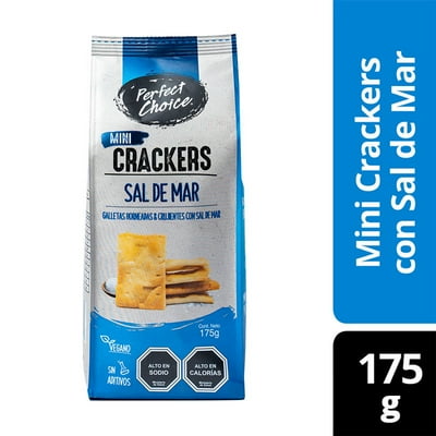 Galletas Saladas Mini Sal De Mar Bolsa 175 G Perfect Choice