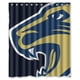 thumbnail image 1 of Cortina de ducha de los Pittsburgh Panthers, juego de cortina de baño con ganchos, tamaño 60 x 72 pulgadas, 1 of 3