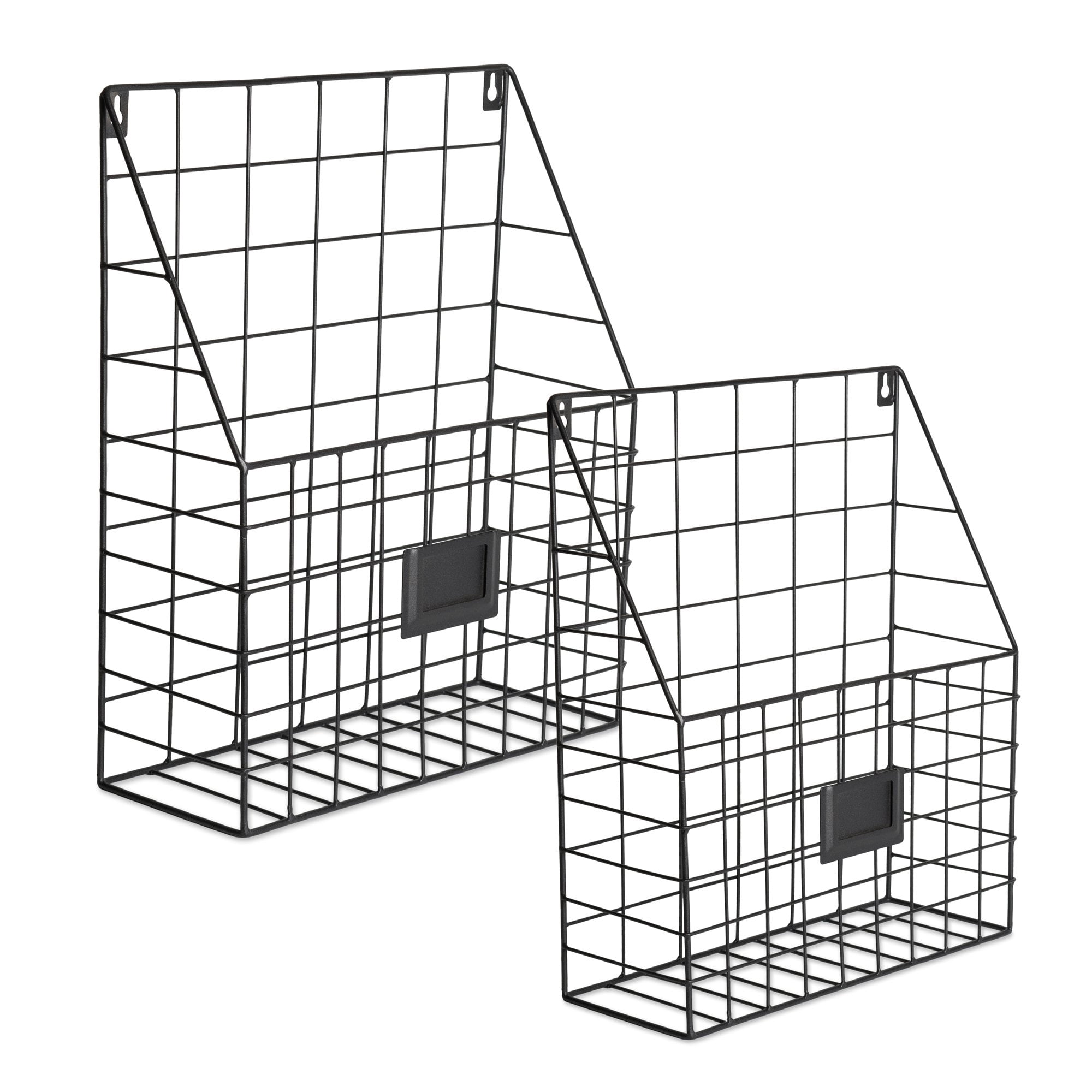 Set De Cestas De Pared De Metal Dii Estilo Farmhouse Para Oficina Y Almacenamiento