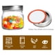 thumbnail image 3 of Macarrones Mason Jars, 6 unidades, boca ancha, 480 ml, con tapas herméticas, 3 of 7