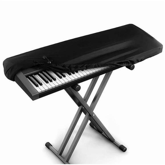 Kaxich Cobertor Elástico para Teclado Electrónico de Piano de 88 Teclas con Cordón Ajustable - Funda Protectora Universal a Prueba de Polvo