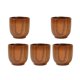 thumbnail image 3 of 5 Tazas De Madera Hechas A Mano De Madera Natural Para Café, Té, Cerveza, Jugo, Leche, 105ml, 3 of 4