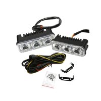 Ioensy - 2 Luces Led Genéricas De Circulación Diurna, Faros Antiniebla Fiables Para Vehículos, Color Blanco