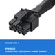 thumbnail image 2 of Cable YSIUENG PCIe 8P a Doble PCIe 8P 65 cm Paquete de 2, 2 of 7