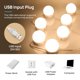 thumbnail image 5 of Luces LED para Tocador Estilo Hollywood Consciot 10 Bombillas USB, 5 of 7