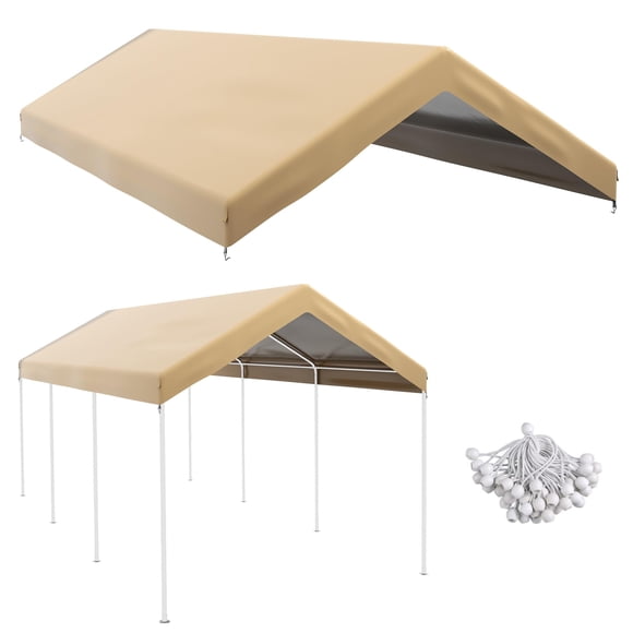 Funda de repuesto para toldo superior para cochera, 6 x 3 m, para Outsunny