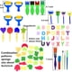 thumbnail image 2 of Set de 100 Pinceles para Niños Fycooler con Vasos Antiderrame, 2 of 6