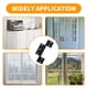 thumbnail image 5 of Bisagras Para Puerta Mosquitera Aluminio Negro Mate 1 8 De Pulgada, 5 of 5
