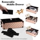 thumbnail image 5 of Estuche de maquillaje Frenessa 3 en 1 con ruedas, vintage, oro rosa, 5 of 8