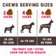 thumbnail image 4 of Masticales para tratamiento de infecciones urinarias para perros Kinpur Pet Care con arándanos, 180 unidades, 4 of 7