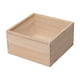 thumbnail image 1 of Caja De Madera A Prueba De Polvo DIY Con Tapa Transparente Decoración Del Hogar Organizador De Joyas De Boda 15cm X 15cm X 10cm, 1 of 5