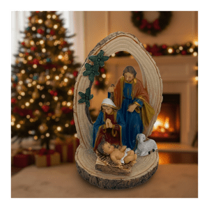 Genérico - Pesebre Nacimiento Adorno De Navidad Decoración Adorno 17X12 Cm Navidad 2025