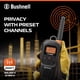 thumbnail image 3 of Walkie Talkie Radio Bushnell LPX650, 2 W, 68 km, alcance IP67, paquete de 2, 3 of 9