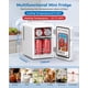 thumbnail image 2 of Mini Refrigerador Eléctrico 4L/6 Latas Enfriador y Calentador Blanco, 2 of 7