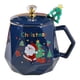 thumbnail image 5 of Taza De Café Navideña, Taza Para Beber, Tazas De Agua Reutilizables Para La Cocina Del Restaurante, Azul, 5 of 5