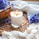 thumbnail image 5 of Frascos para velas SHOWIN, vidrio grueso, 210 ml con tapas de madera, 16 unidades, 5 of 8