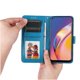 thumbnail image 2 of Funda tipo cartera FOXDOCK para OPPO A94 4G , diseño girasol en relieve, cuero PU, cierre magnético, soporte y tarjetero, 2 of 5