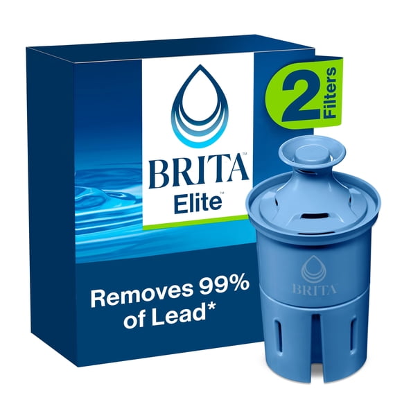 Repuestos para filtros de agua Brita Elite, 2 unidades, color azul