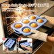 thumbnail image 4 of Molde para muffins de silicona Vnray 2 piezas 38 cm con marco de metal, 4 of 9