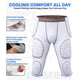 thumbnail image 2 of Exxact Sports Combat 7 Almohadillas – Faja protectora de fútbol para adultos hombre (AXL, Blanco), 2 of 6