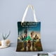 thumbnail image 2 of The Wizard of the Emerald City Bolso de tela con estampado de lienzo para mujer, bolsa de compras reutilizable y estética, con cremallera interior, regalo para mujer,38*45cm., 2 of 6