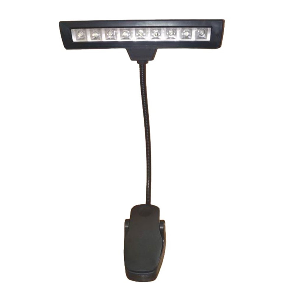 Xusx111 - Led Clip Lámpara De Escritorio Usb Batería Recargable Operada Iluminación De Ángulo Múltiple Cuidado De Los Ojos Luz De Mesa Portátil Para La Cama De La Oficina En El Hogar Y La Lectura