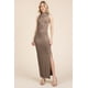 thumbnail image 1 of Vestido Largo Con Abertura Lateral Y Fruncido En La Espalda, 1 of 4