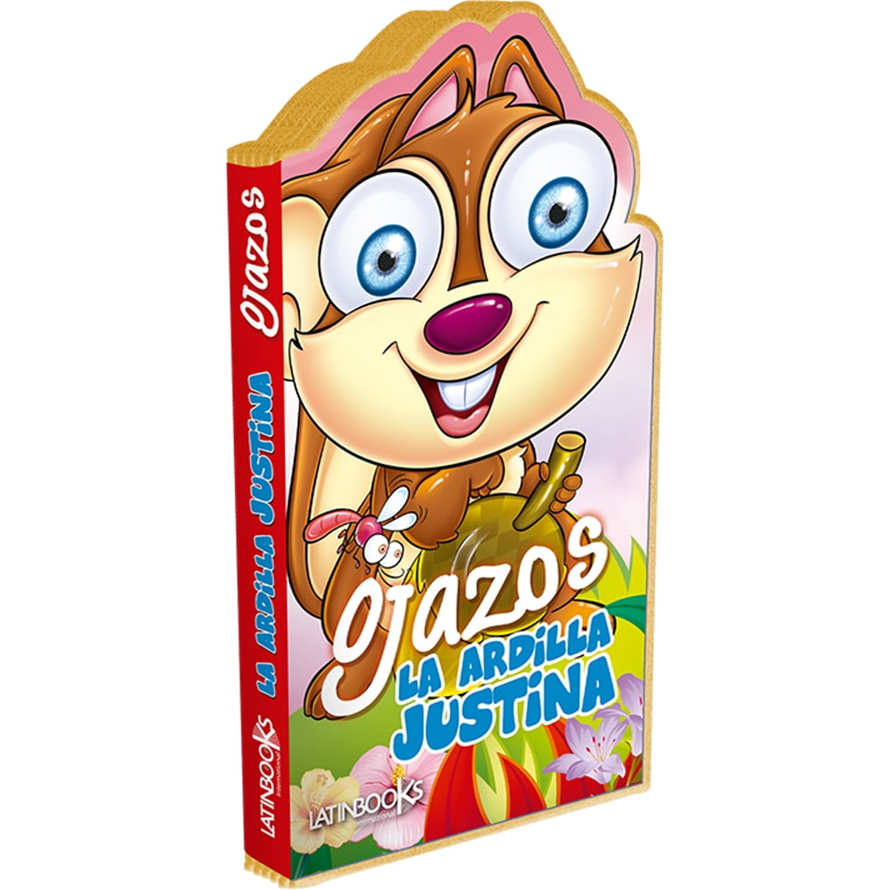 Zig-zag - Libro Ojazos - La Ardilla Justina / 10 Páginas De Goma Eva De 12 X 22,5 Cm. Tapa De Goma Eva.