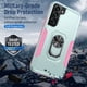 thumbnail image 2 of Para Samsung Galaxy S23 5G Funda con Soporte de Anillo Metálico de Rotación de 360° [Soporte Magnético para Auto] a Prueba de Golpes Resistente Protección de Cuerpo Completo de Alta Resistencia, 2 of 6