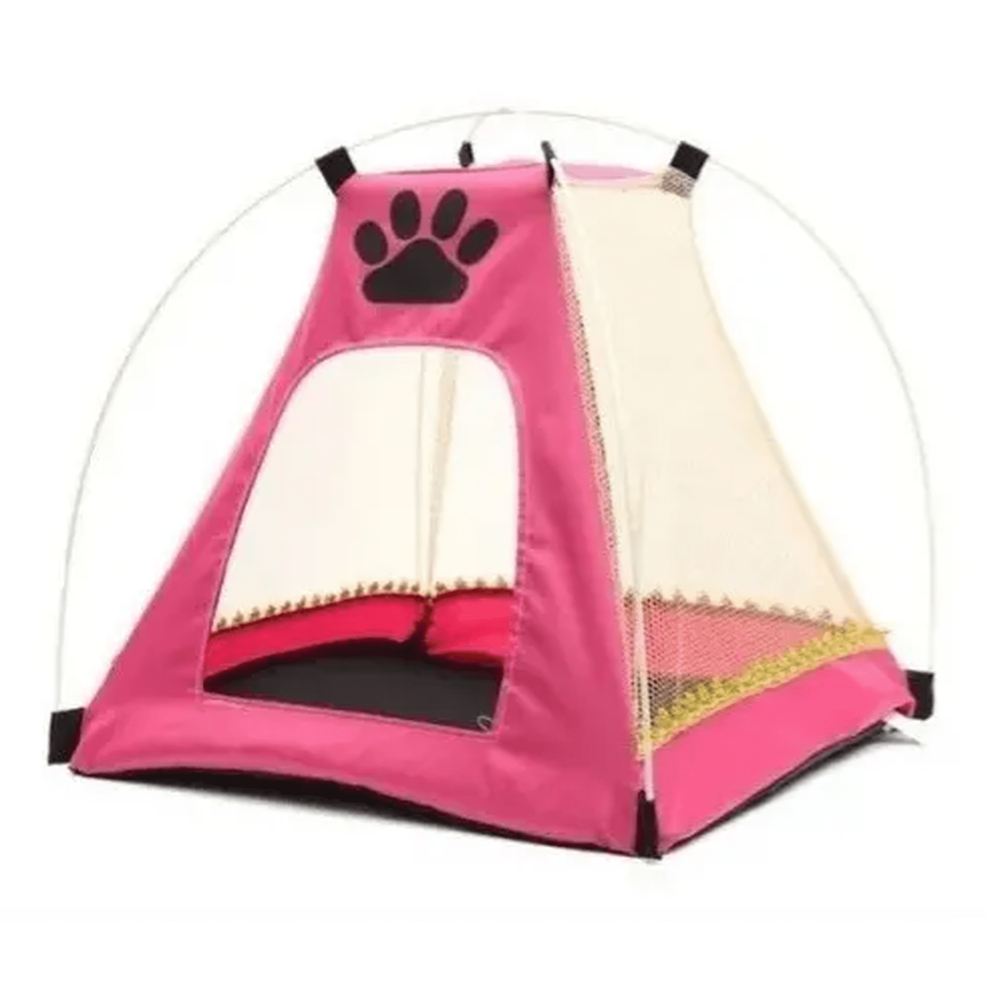 Carpa Cama para Mascotas tipo Cueva 40x40x42 Rosa